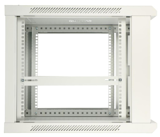 Extralink Szafka wisząca rack 9U 600x600 szara metalowe drzwi EX.13025 - 489308 - zdjęcie 5